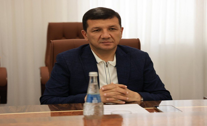 Ayni Kunlarda Viloyatimizda Bo‘Lib Turgan Xitoy Xalq Respublikasining Shandong Ijtimoiy Fanlar Akademiyasining Vitse-Prezidenti, Ilmiy Xodim Xan Szyanven Boshchiligidagi Delegatsiya A’Zolarini Samarqand Shahar Hokimi Fazliddin Umarov Qabul Qildi.