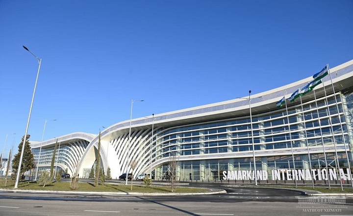 Samarqand Xalqaro Aeroportidan 2022-Yil Davomida 480 398 Nafar Yo‘Lovchi Harakatlangan