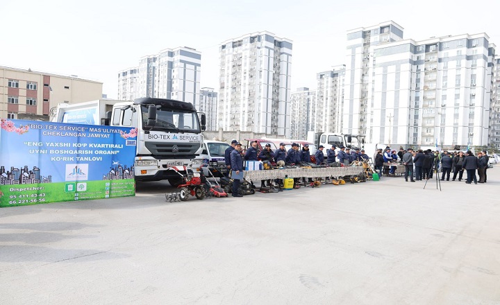 Shaharda faoliyat yurituvchi “Bo‘stonsaroy kommunal” boshqaruv servis kompaniyasi birinchi