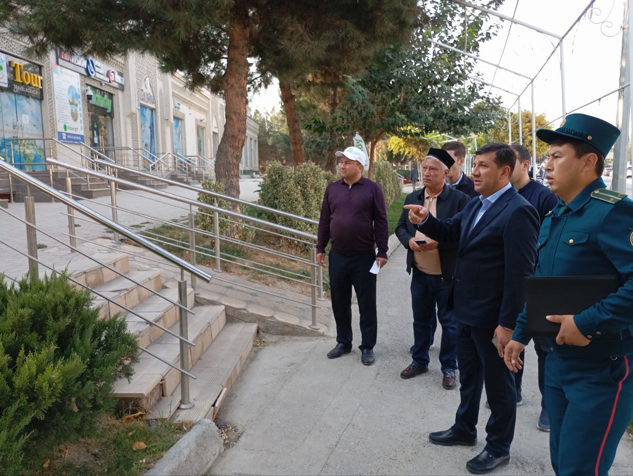 Samarqand Shahrida Obodonlashtirish Ishlari O‘Rganilyapti
