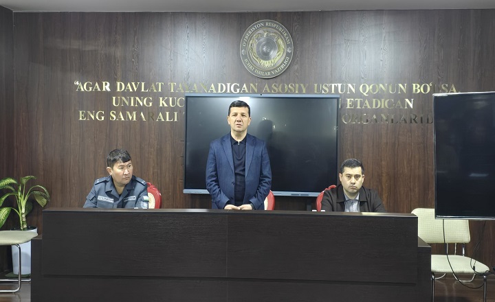 Shahar hokimi jazoni ijro etish muassasasidagi yoshlar bilan uchrashdi