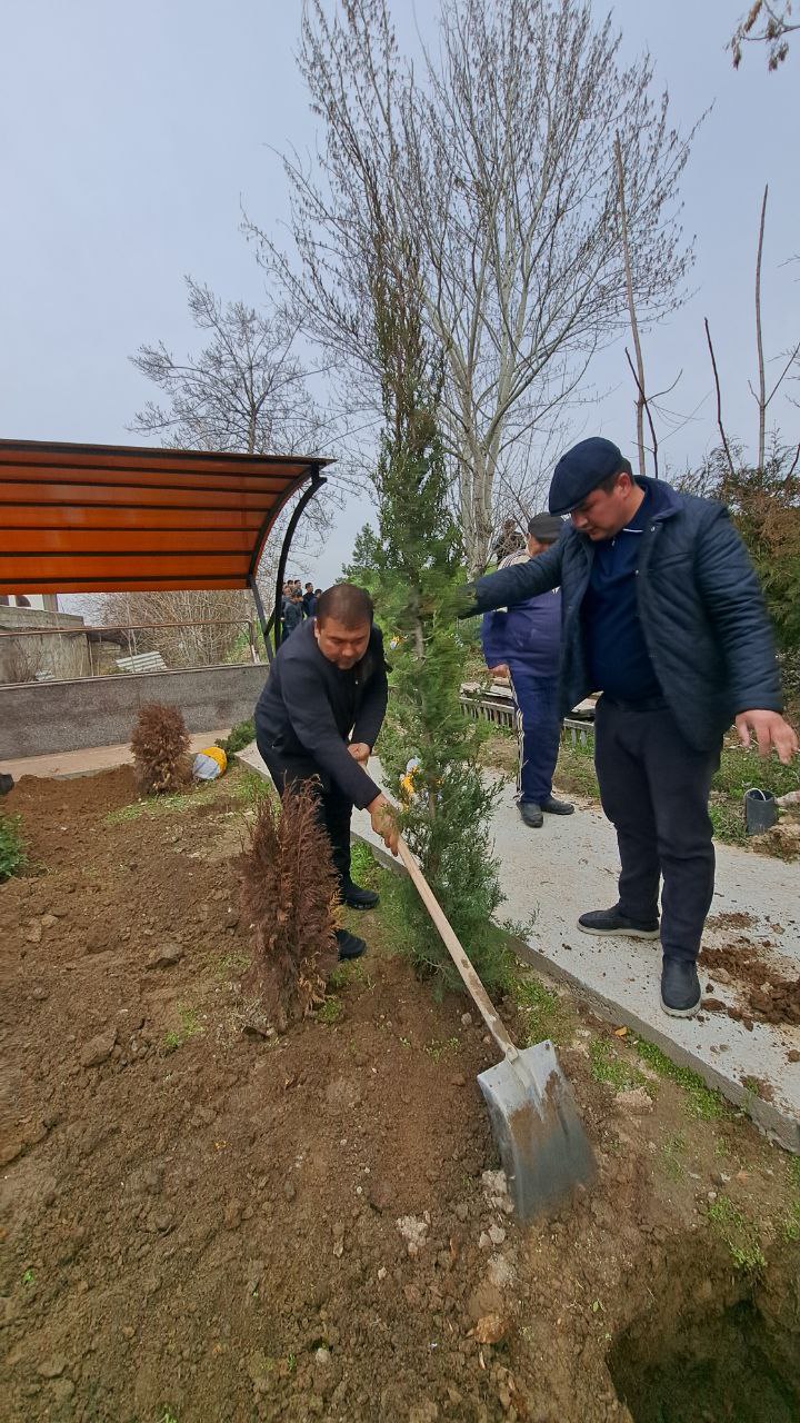 Samarqand shahri bo'ylab “Yurt obodligi, avvalo, mahalladan boshlanadi!” shiori ostidagi hashar ishlari davom etmoqda.